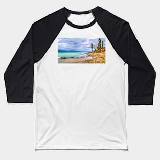 Autumn at Point Betsie Lighthouse Baseball T-Shirt